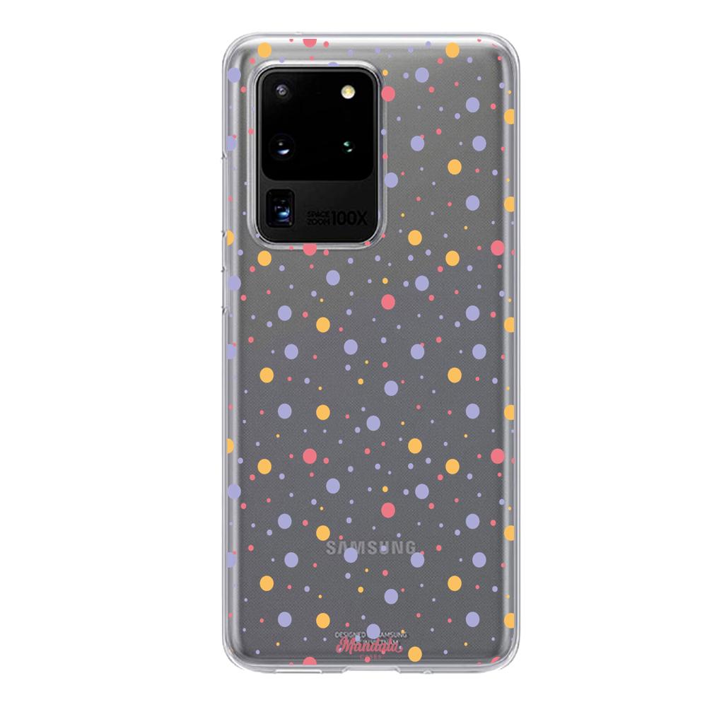 Case para Samsung S20 Ultra puntos de coloridos-  - Mandala Cases