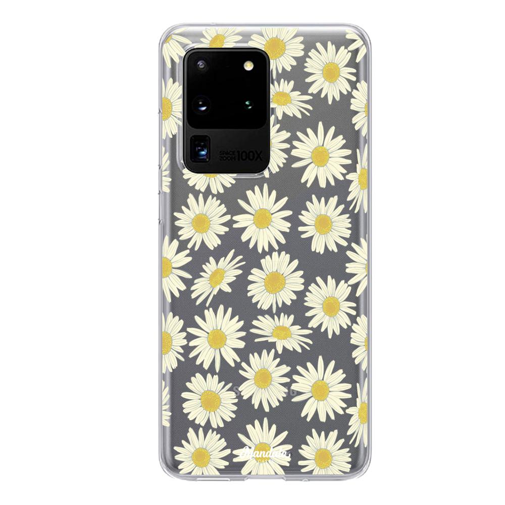 Case para Samsung S20 Ultra Funda Pequeñas Margaritas - Mandala Cases