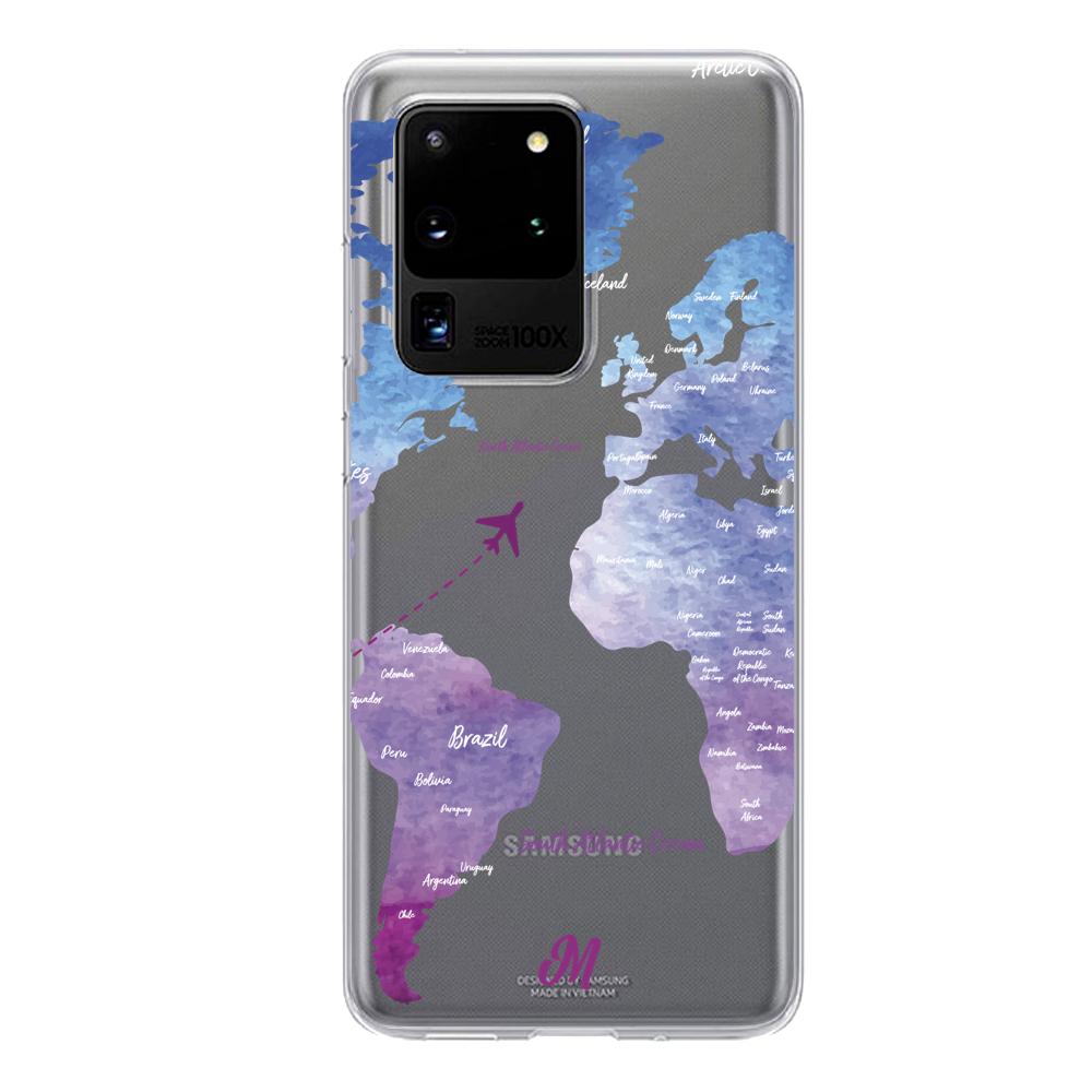 Case para Samsung S20 Ultra Funda Funda Mapa de Color - Mandala Cases