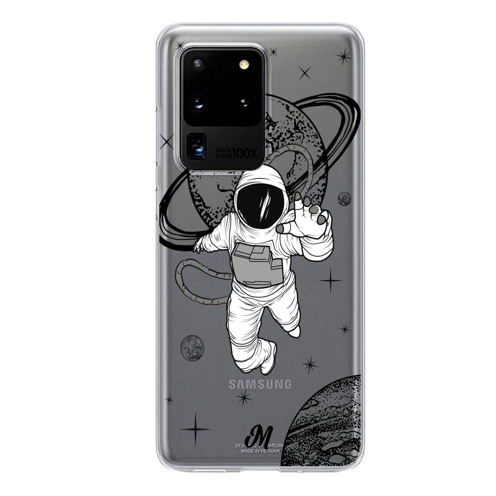 Case para Samsung S20 Ultra Funda Saturno Astronauta - Mandala Cases