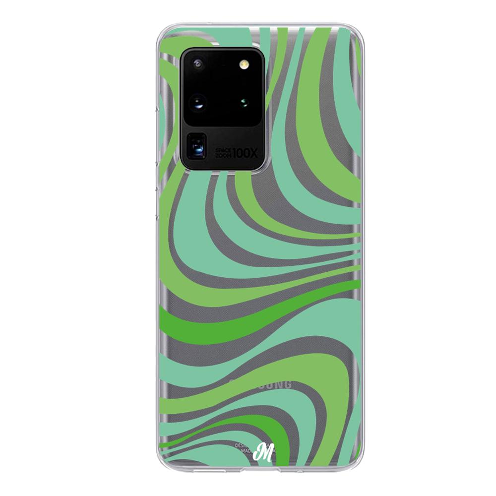Case para Samsung S20 Ultra Groovy verde - Mandala Cases