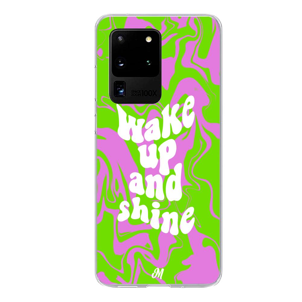 Case para Samsung S20 Ultra wake up and shine - Mandala Cases