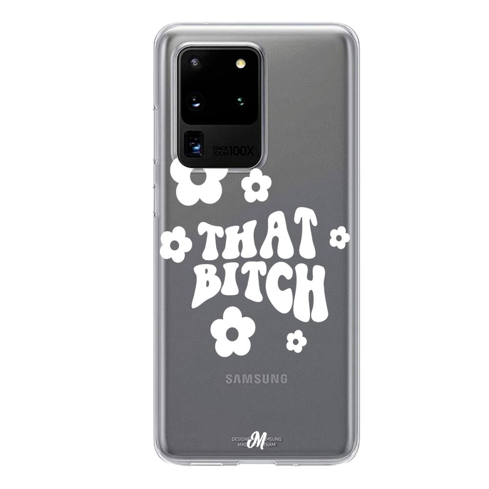 Case para Samsung S20 Ultra That bitch blanco - Mandala Cases