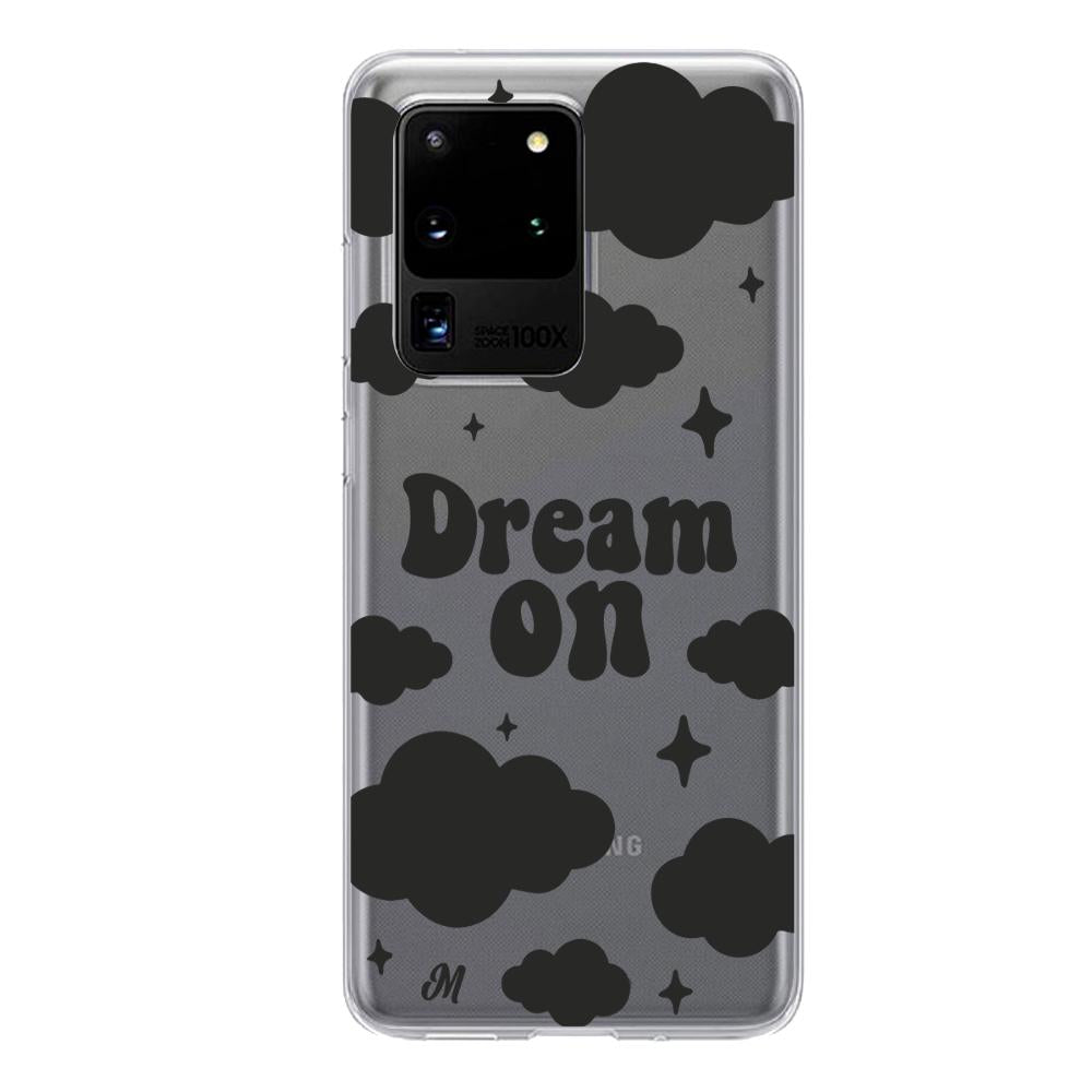 Case para Samsung S20 Ultra Dream on negro - Mandala Cases