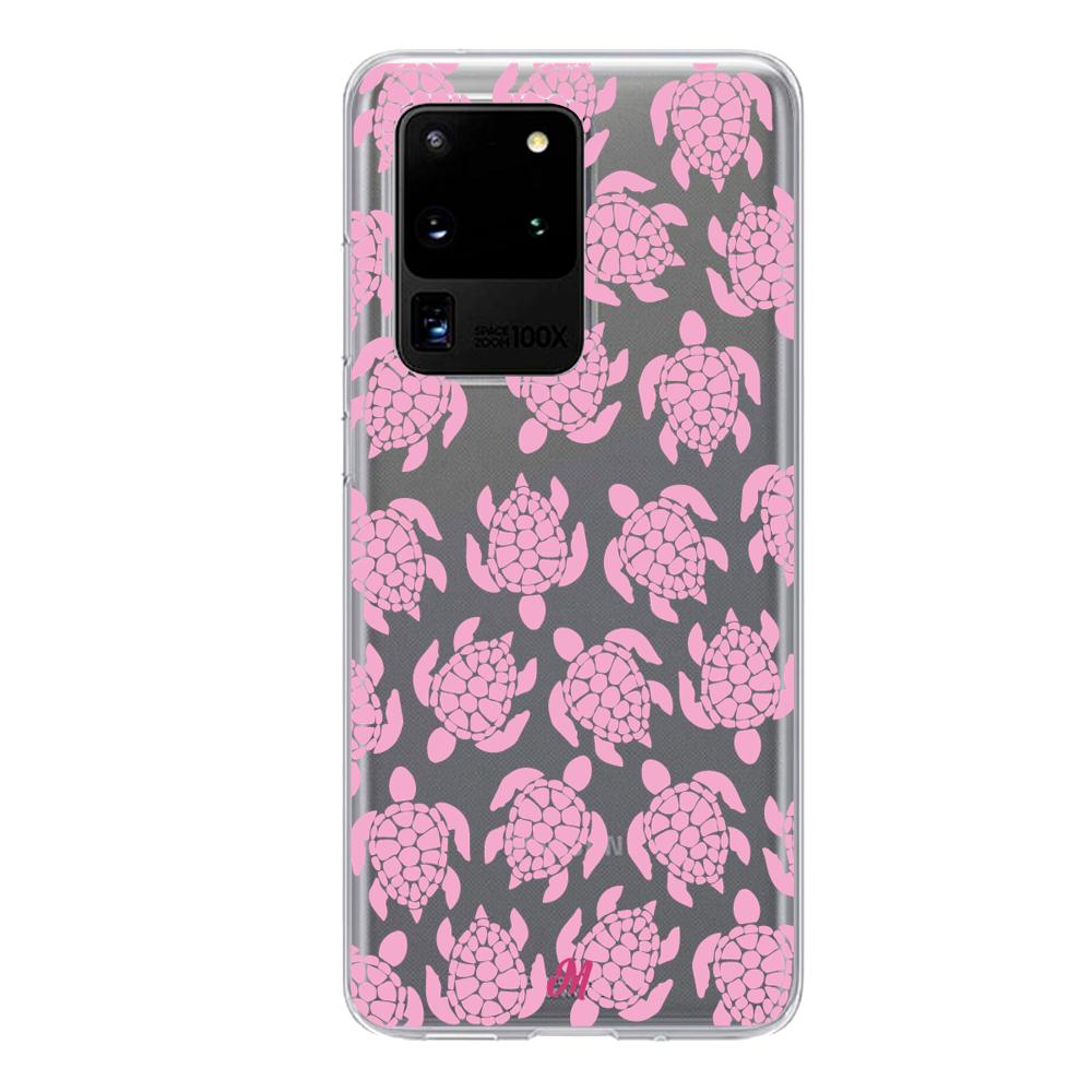Case para Samsung S20 Ultra Tortugas rosa - Mandala Cases