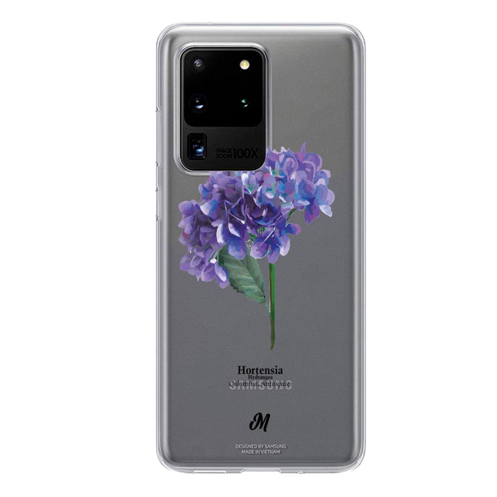 Case para Samsung S20 Ultra Hortensia lila - Mandala Cases