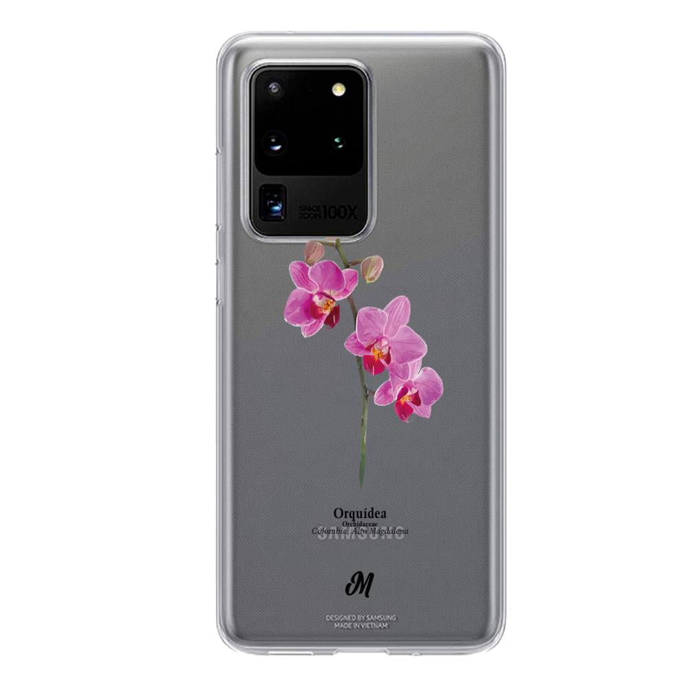 Case para Samsung S20 Ultra Ramo de Orquídea - Mandala Cases