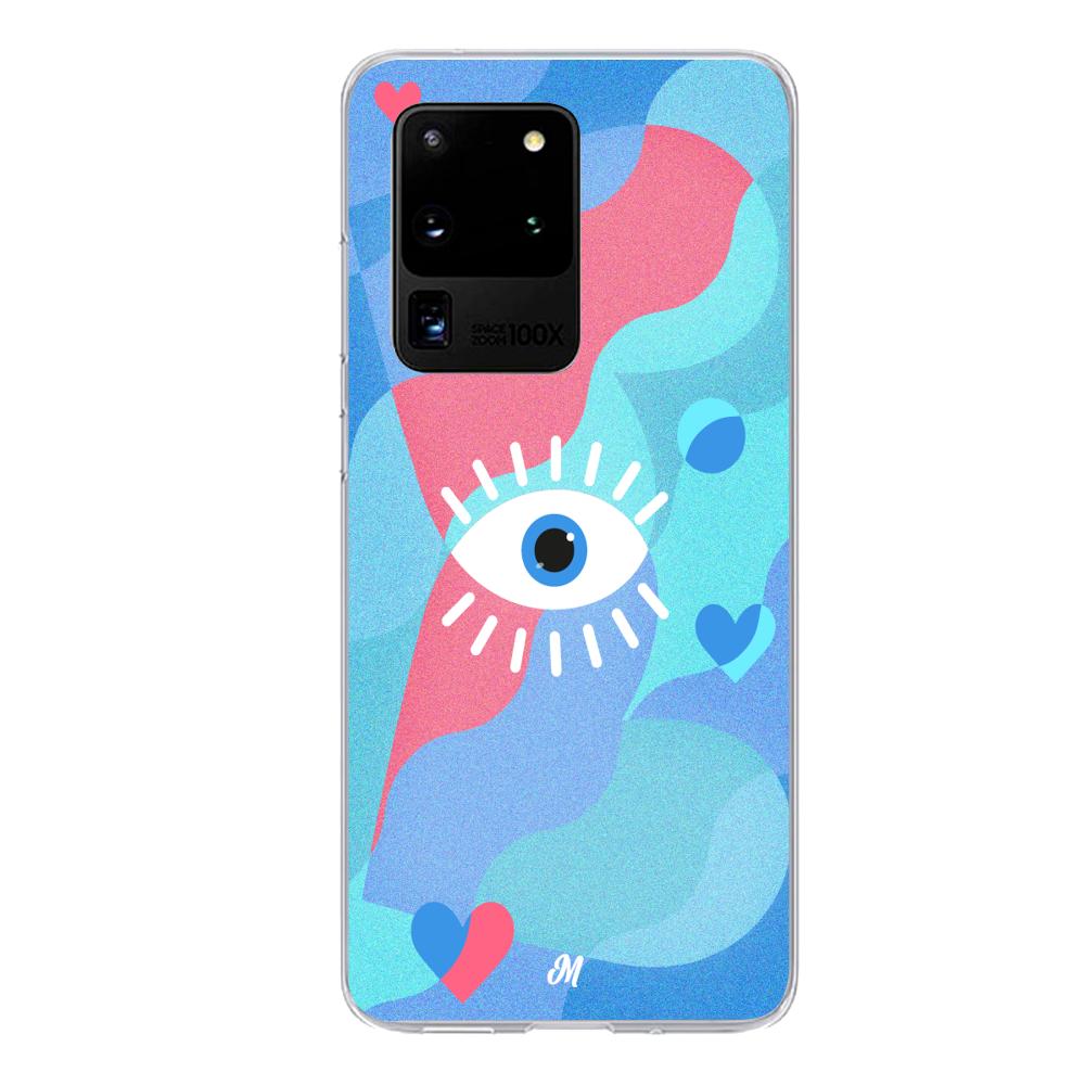 Case para Samsung S20 Ultra Amor azul - Mandala Cases