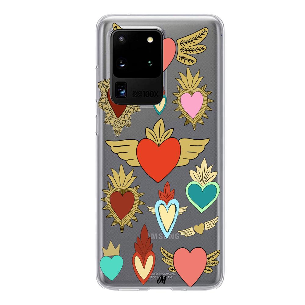 Case para Samsung S20 Ultra corazon angel - Mandala Cases