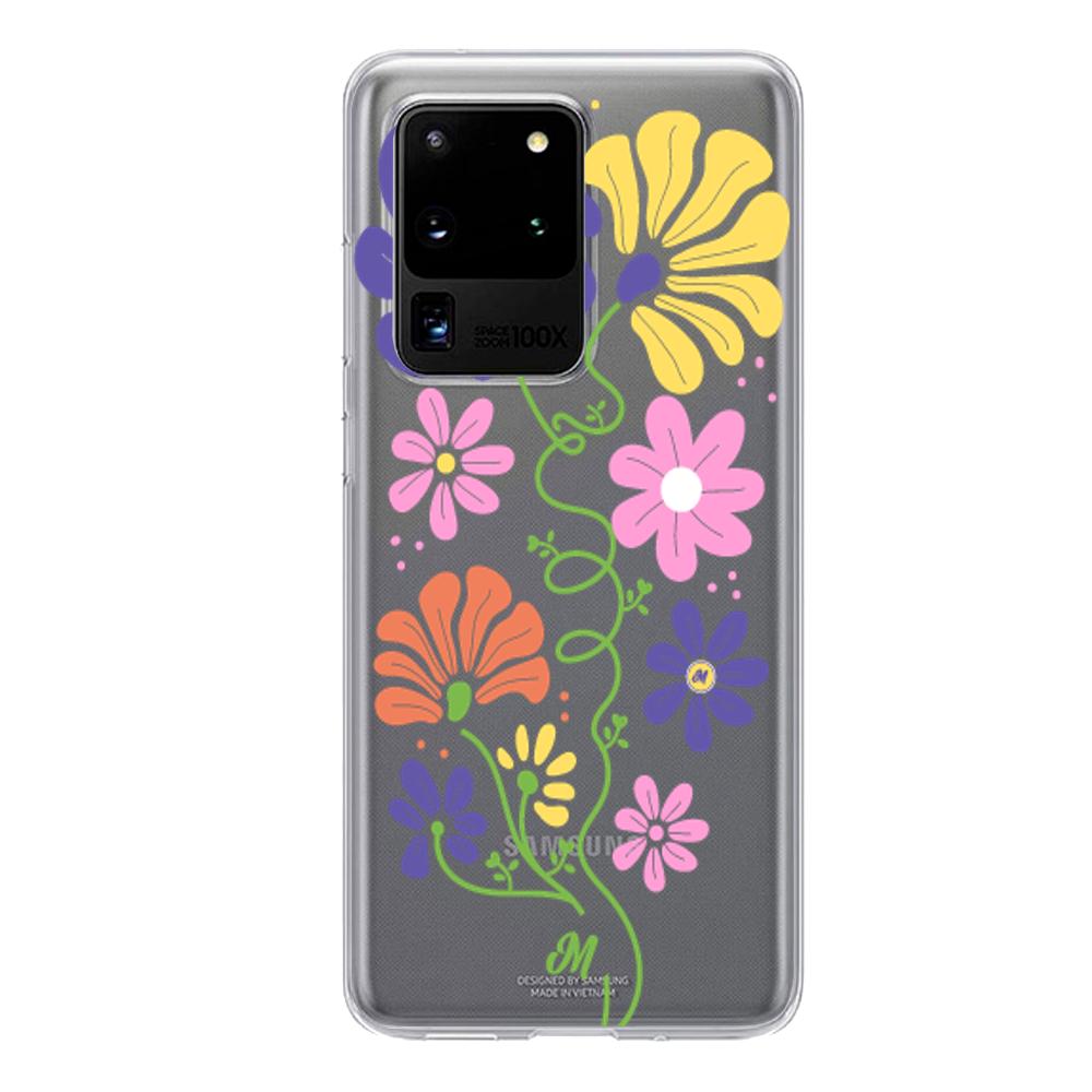 Case para Samsung S20 Ultra Flores abstractas - Mandala Cases