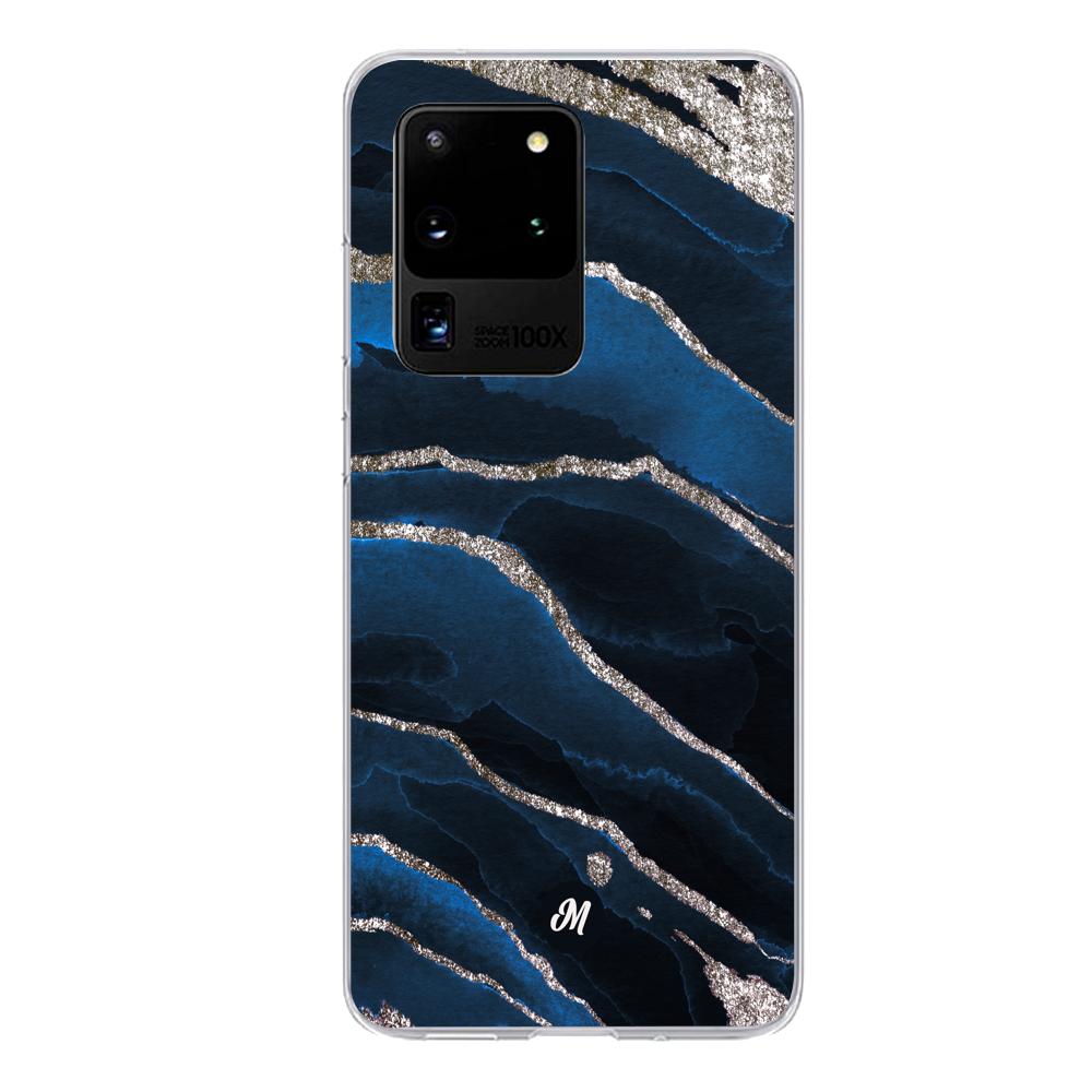 Cases para Samsung S20 Ultra Marble Blue - Mandala Cases