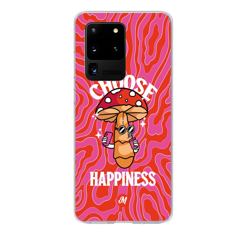 Cases para Samsung S20 Ultra Choose happiness - Mandala Cases