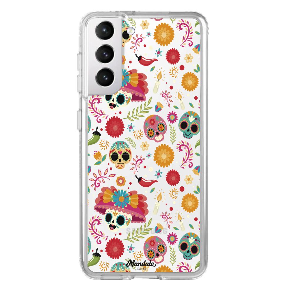 Case para Samsung S21 Funda Catrinas  - Mandala Cases