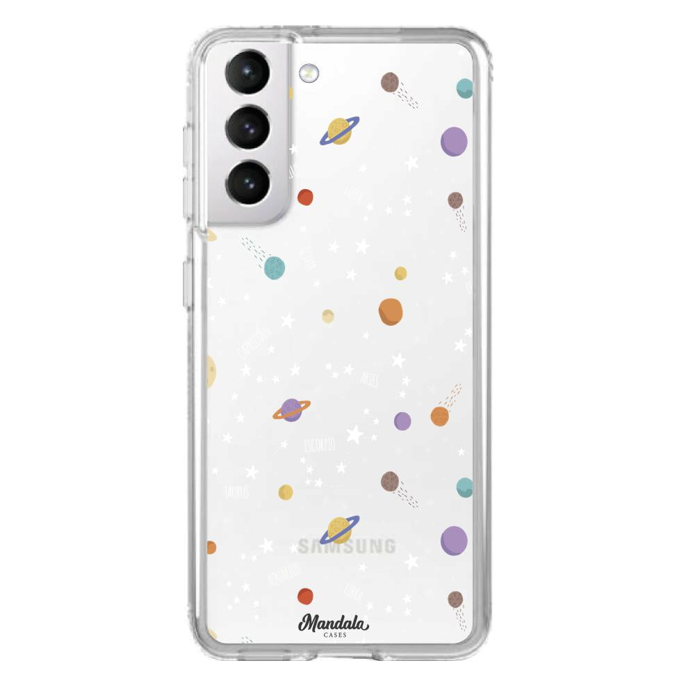 Case para Samsung S21 Funda Pequeños Planetas  - Mandala Cases