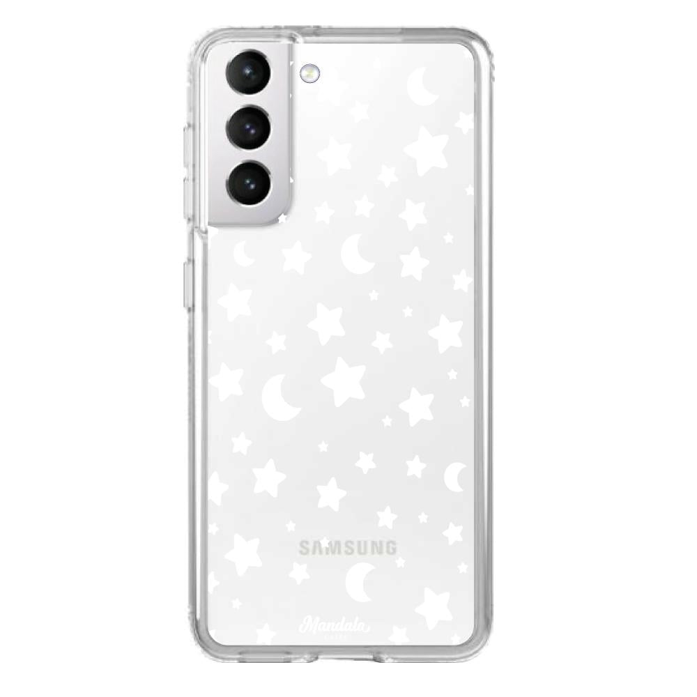 Case para Samsung S21 Funda Universo Blanco - Mandala Cases