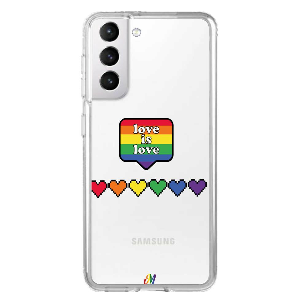 Case para Samsung S21 Amor es Amor - Mandala Cases