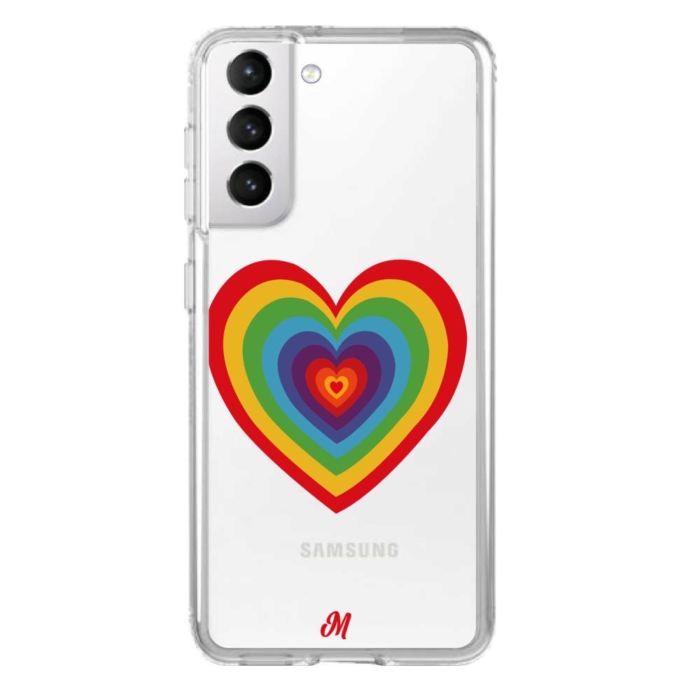 Case para Samsung S21 Amor y Paz - Mandala Cases