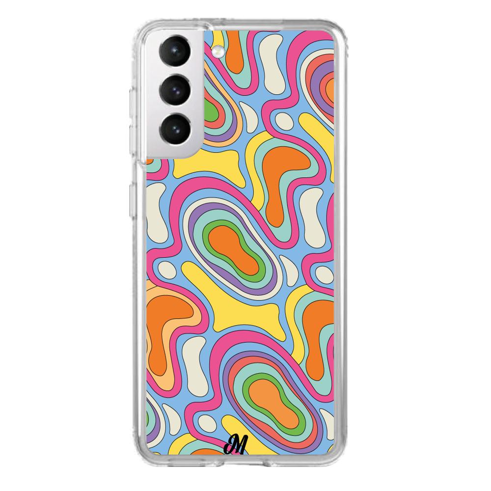 Case para Samsung S21 Hippie Art   - Mandala Cases