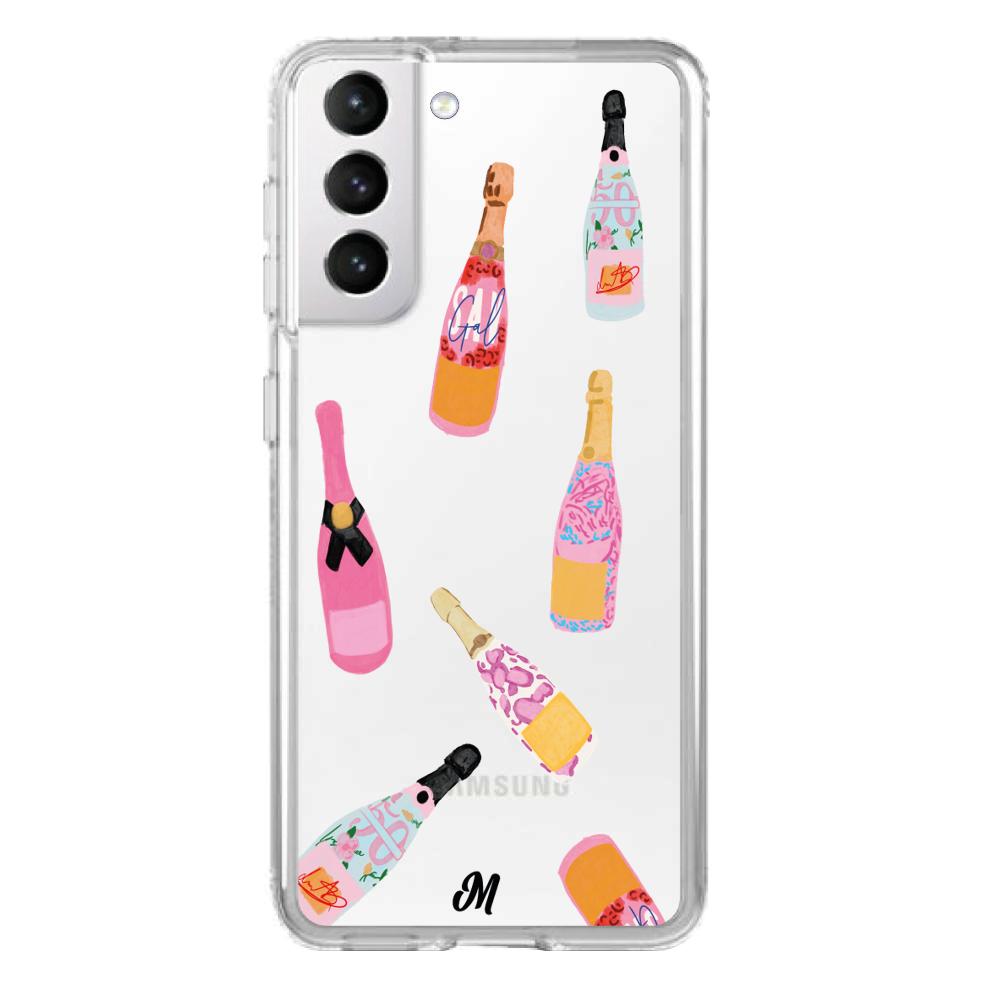 Case para Samsung S21 Champagne Girl-  - Mandala Cases