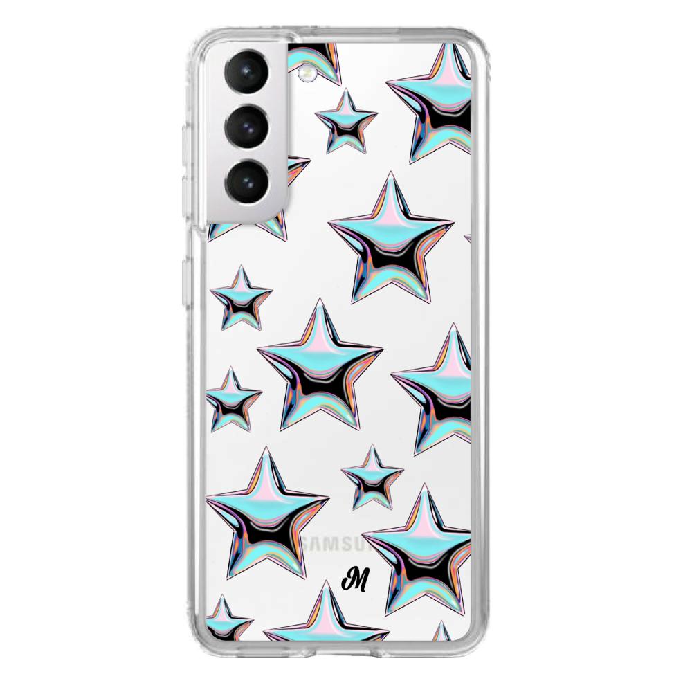 Case para Samsung S21 Estrellas tornasol  - Mandala Cases