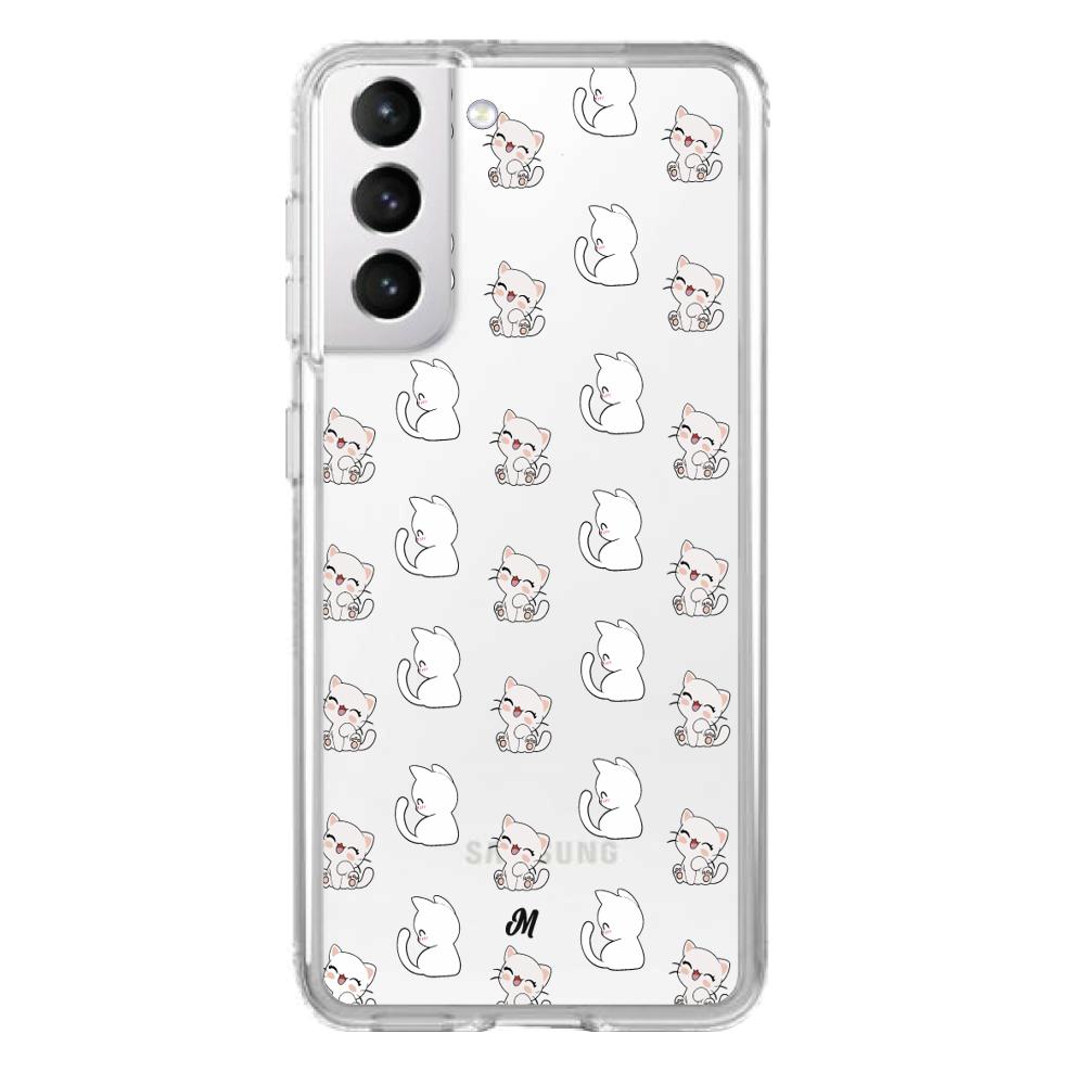 Case para Samsung S21 Little Cats - Mandala Cases