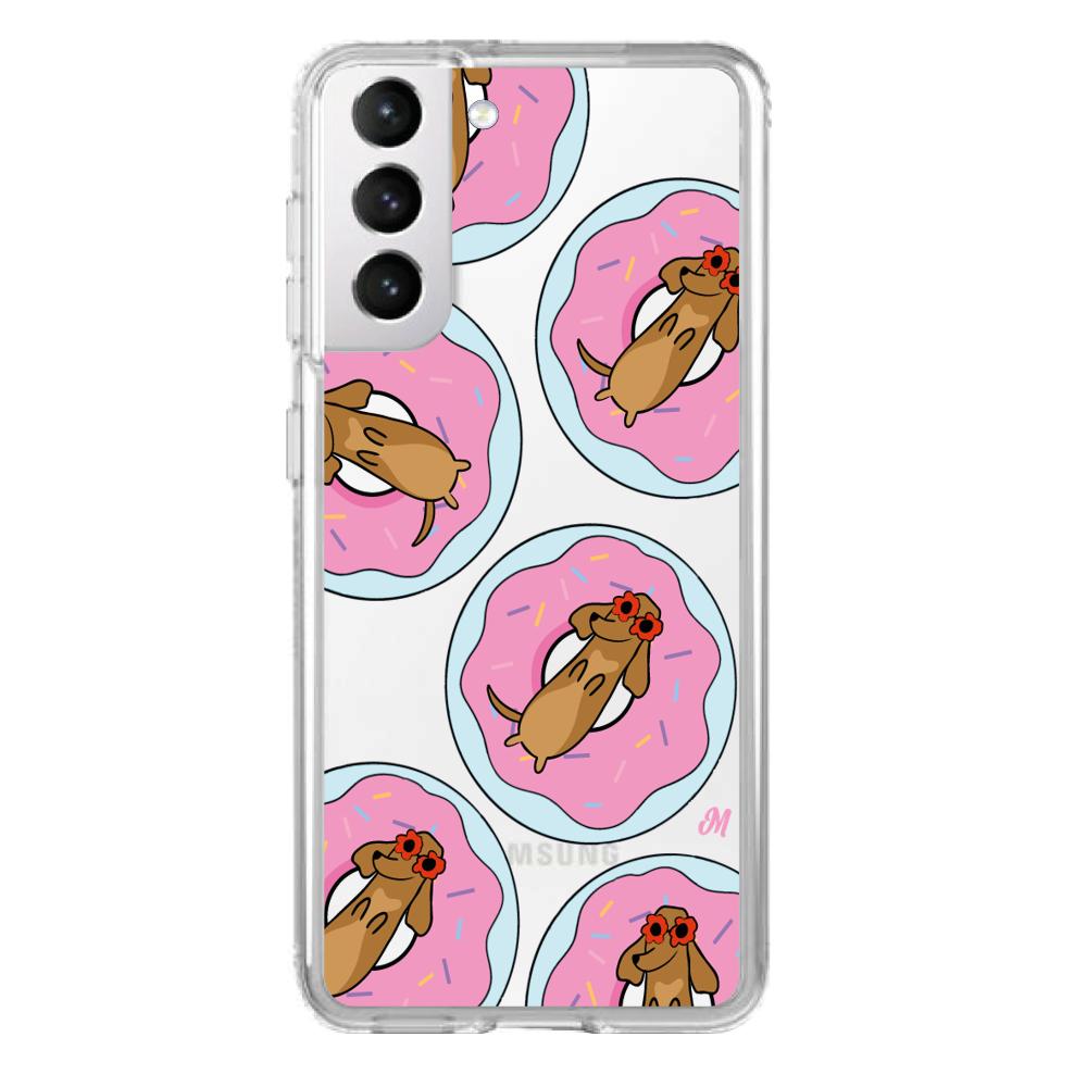 Case para Samsung S21 Perritos y Donas - Mandala Cases