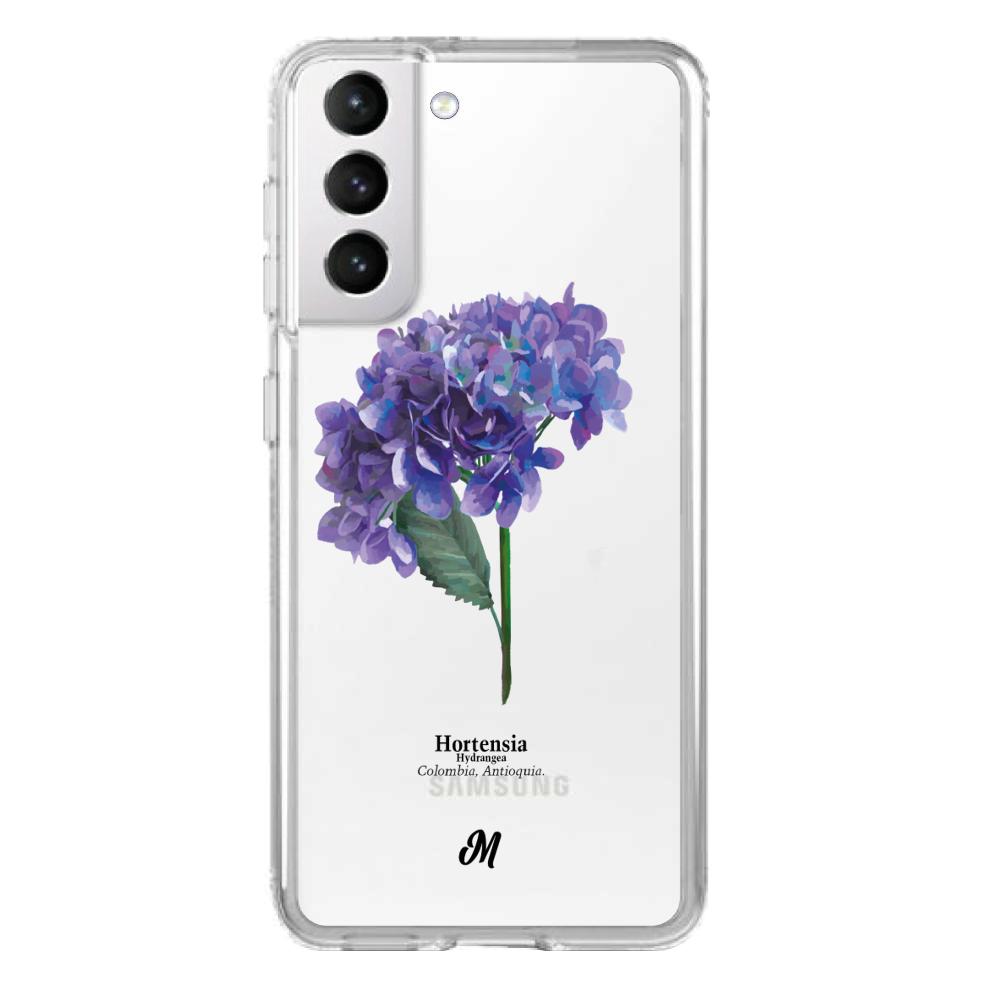Case para Samsung S21 Hortensia lila - Mandala Cases