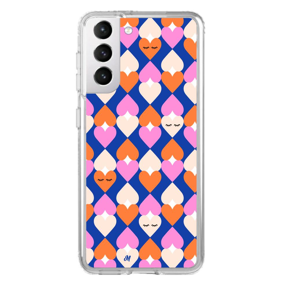 Case para Samsung S21 poker hearts - Mandala Cases