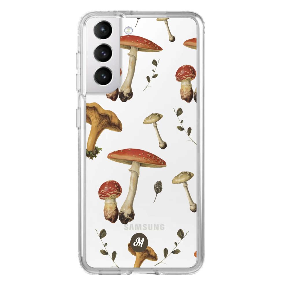 Cases para Samsung S21 Mushroom texture - Mandala Cases