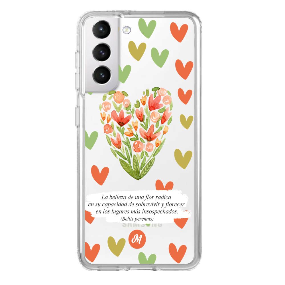 Cases para Samsung S21 Flores de colores - Mandala Cases