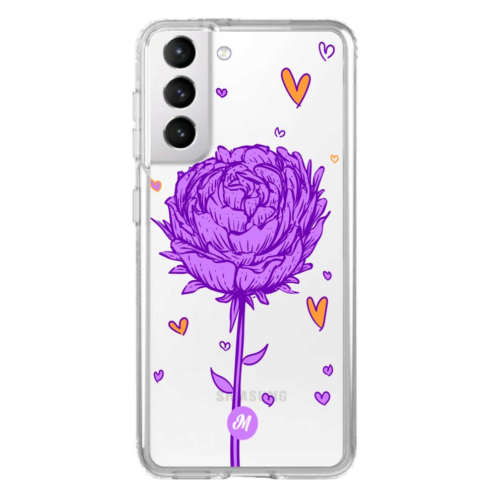 Cases para Samsung S21 Rosa morada - Mandala Cases