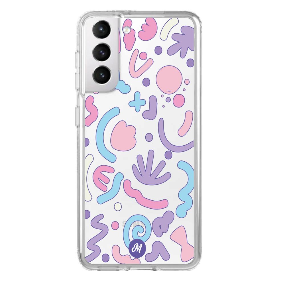 Cases para Samsung S21 Colorful Spots Remake - Mandala Cases