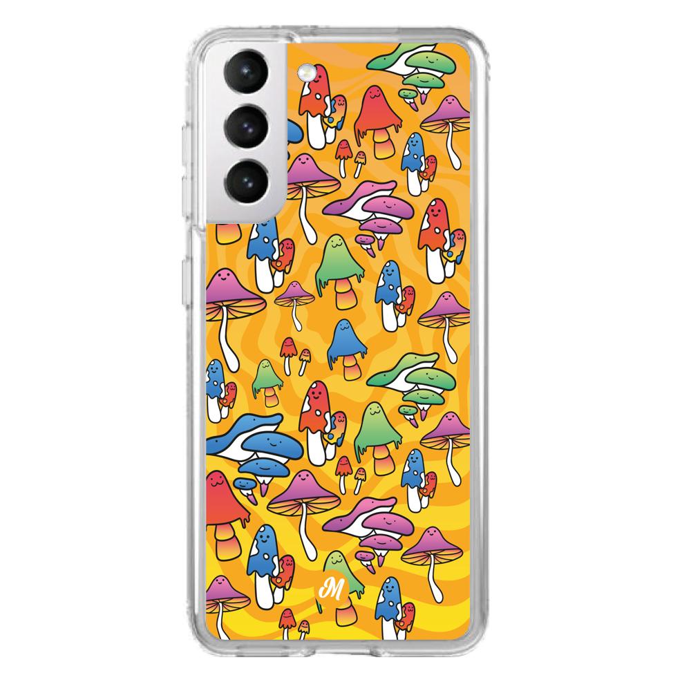 Cases para Samsung S21 Color mushroom - Mandala Cases