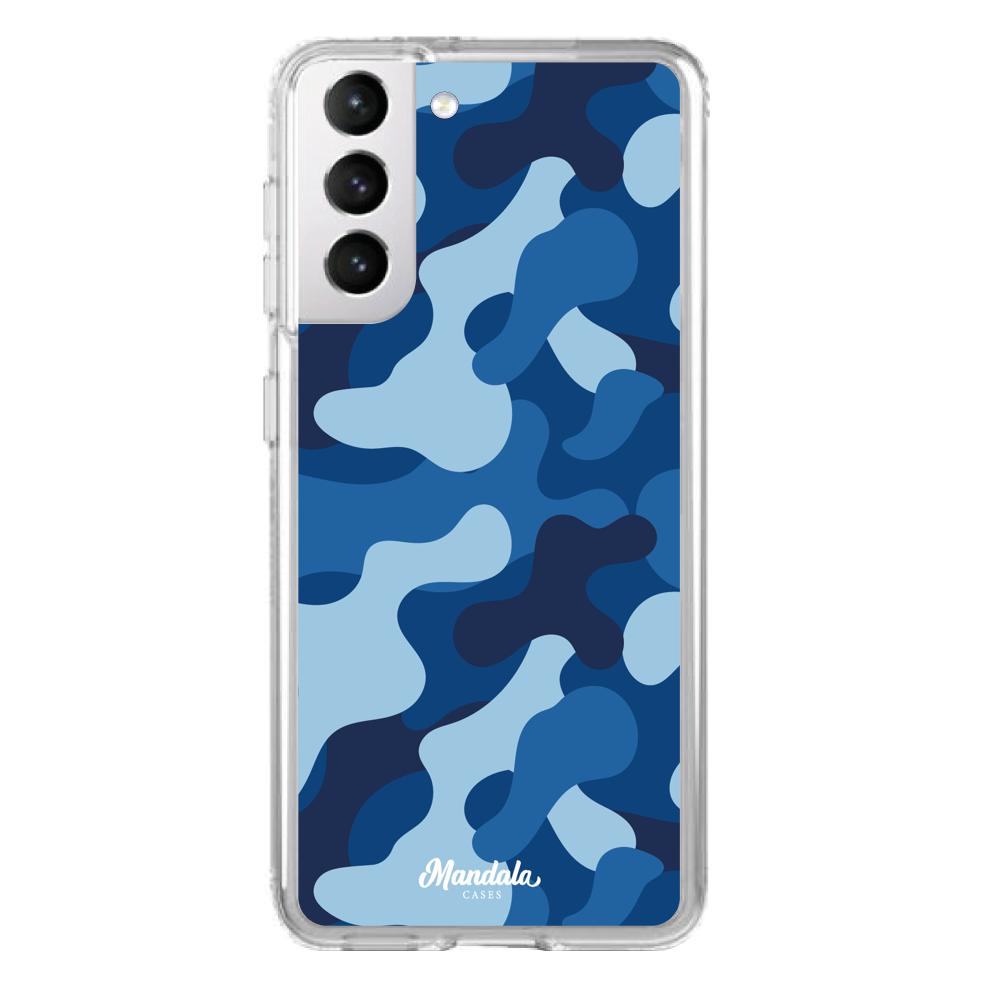 Estuches para Samsung S21 - Blue Militare Case  - Mandala Cases