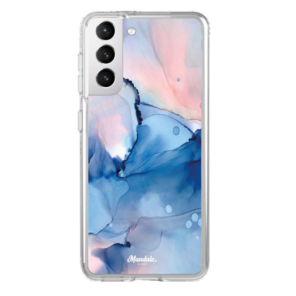 Estuches para Samsung S21 - Blue Marble Case  - Mandala Cases