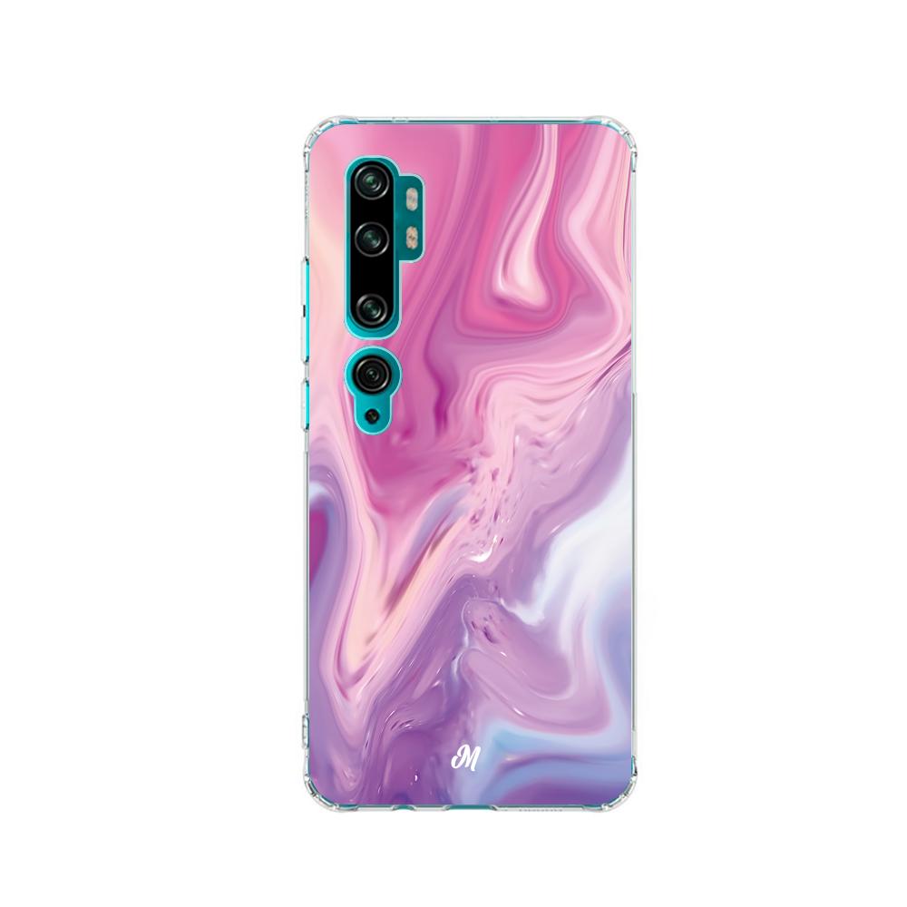Cases para Xiaomi note 10 pro Marmol liquido pink - Mandala Cases