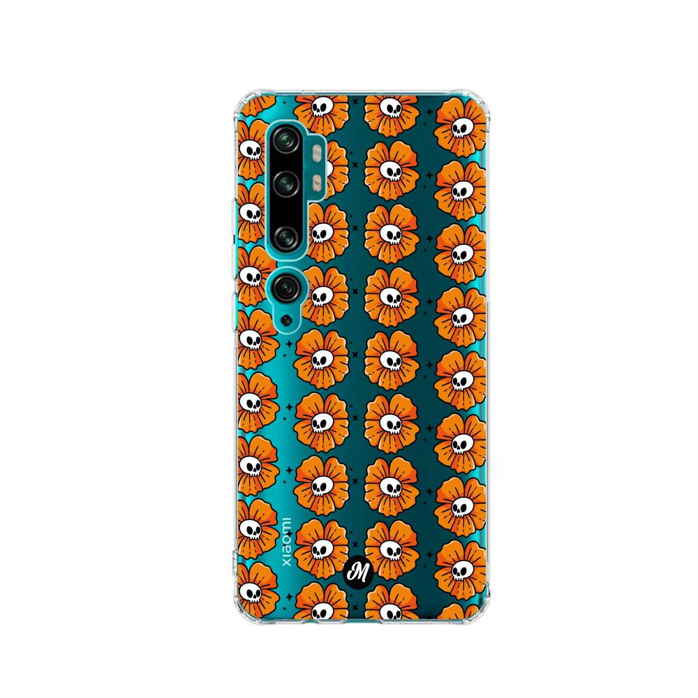 Cases para Xiaomi note 10 pro Flor Calavera - Mandala Cases
