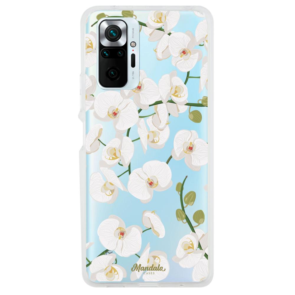 Case para Xiaomi Redmi note 10 Pro Funda Orquídeas  - Mandala Cases