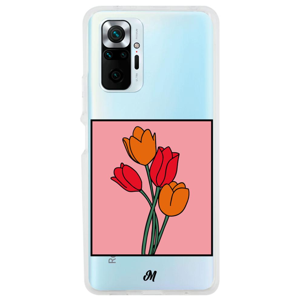 Case para Xiaomi Redmi note 10 Pro Tulipanes de amor - Mandala Cases