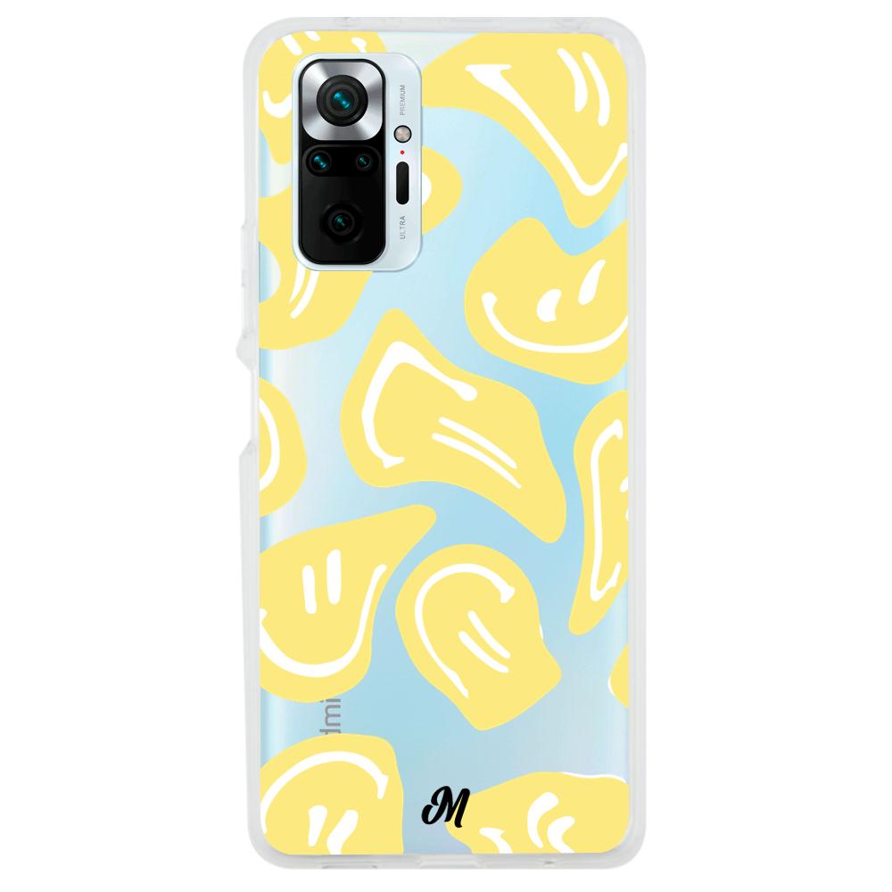 Case para Xiaomi Redmi note 10 Pro Happy Face Amarillo-  - Mandala Cases