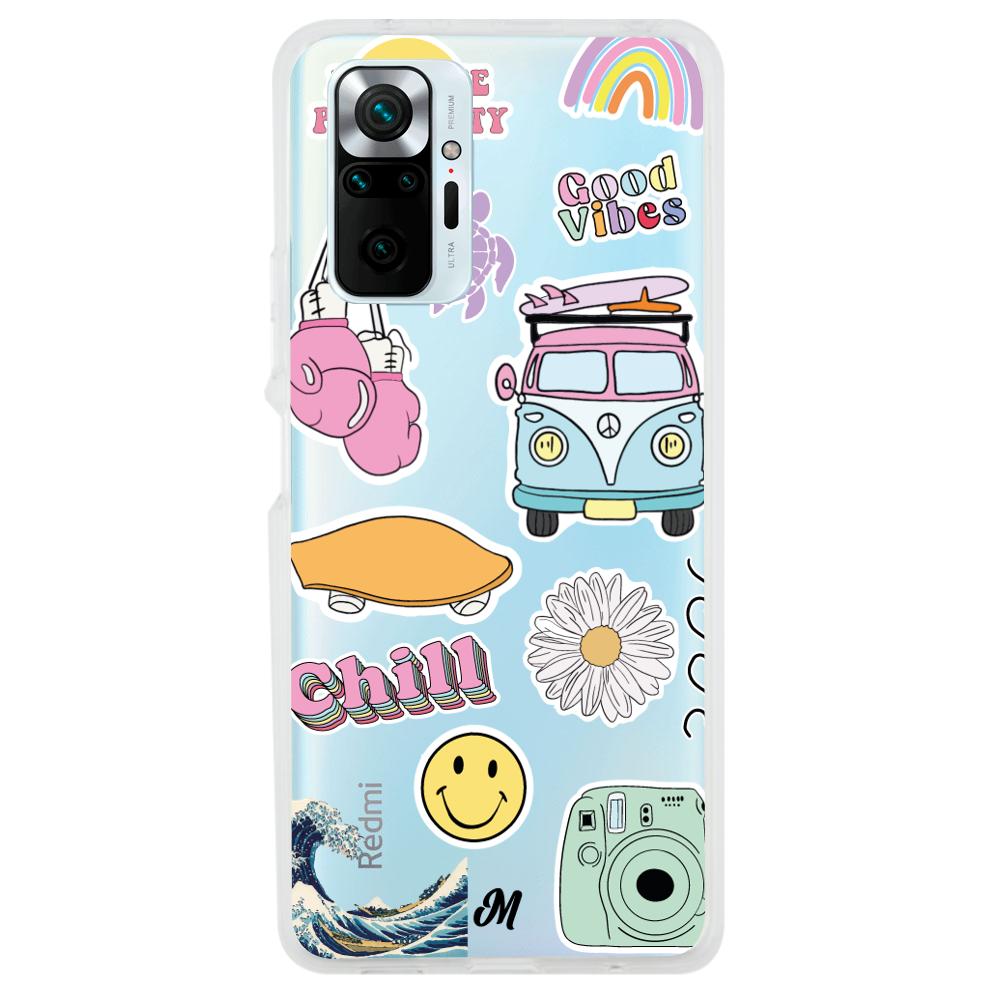 Case para Xiaomi Redmi note 10 Pro Chill summer stickers - Mandala Cases