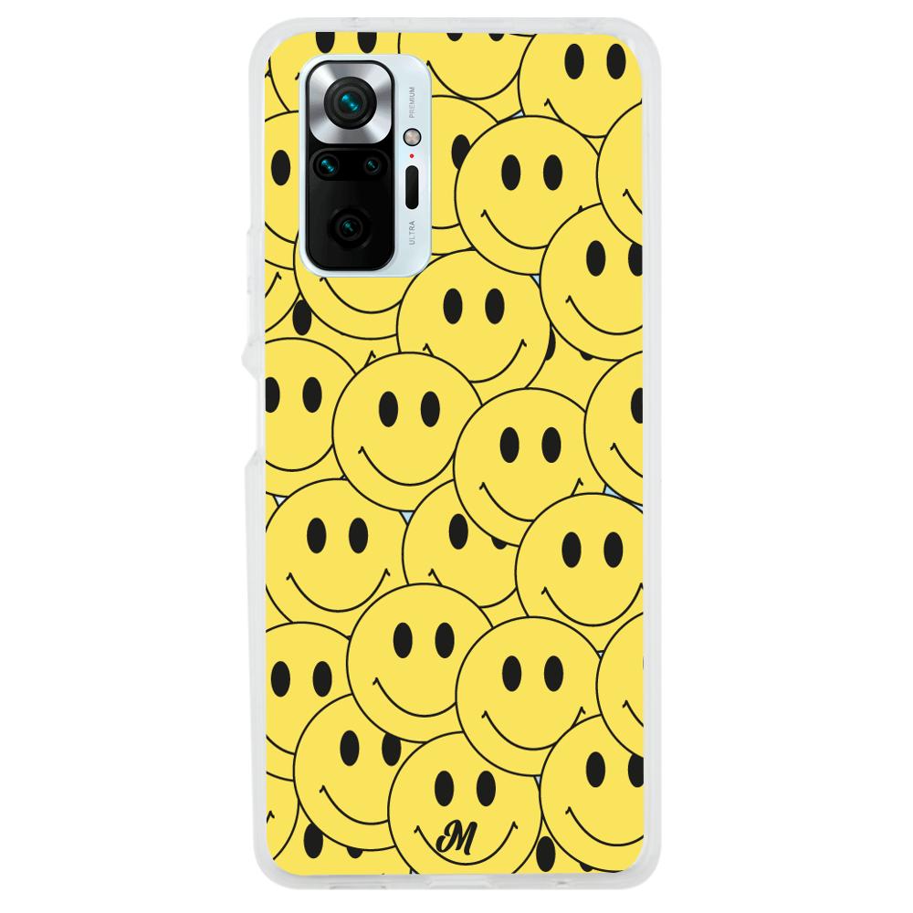 Case para Xiaomi Redmi note 10 Pro Yellow happy faces - Mandala Cases