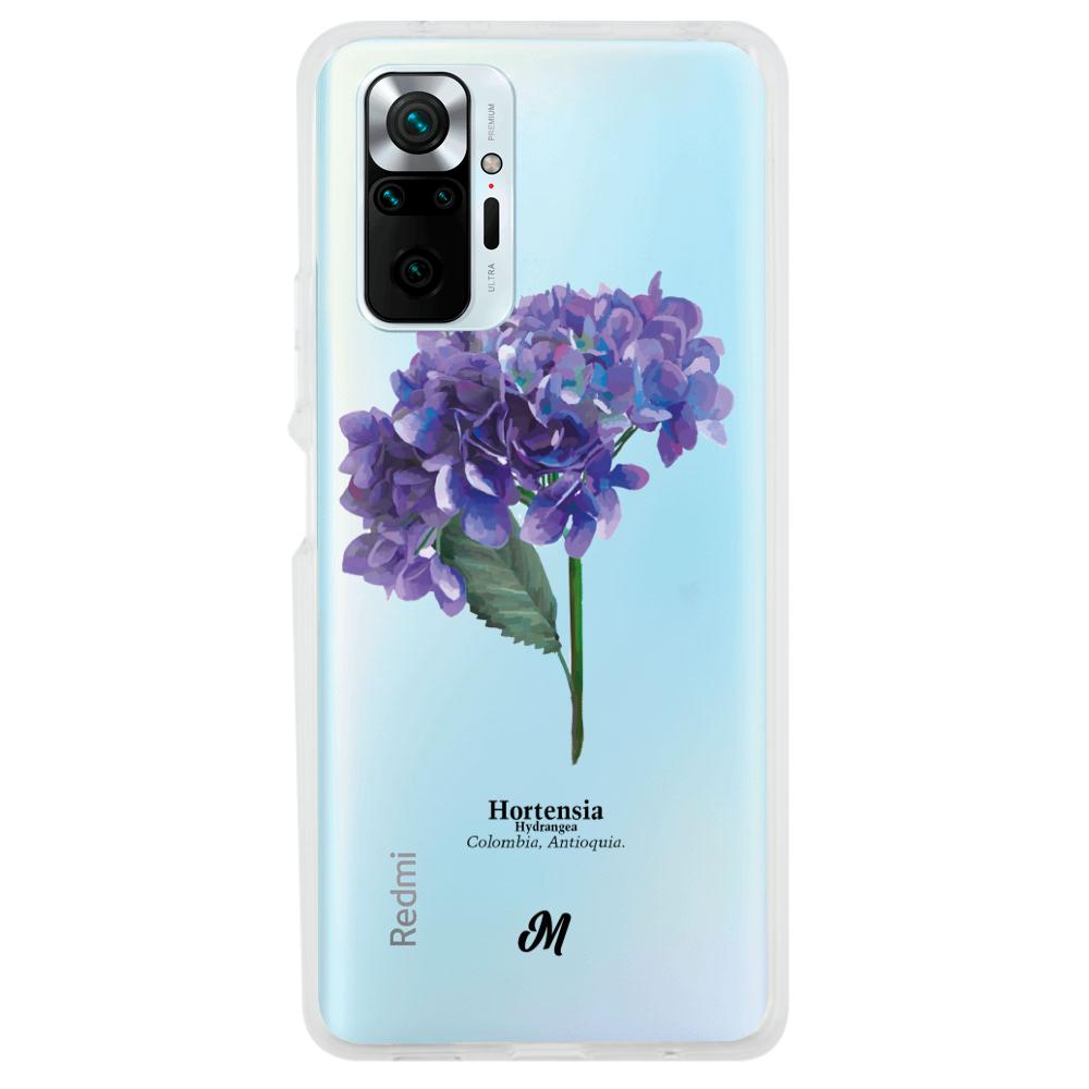 Case para Xiaomi Redmi note 10 Pro Hortensia lila - Mandala Cases