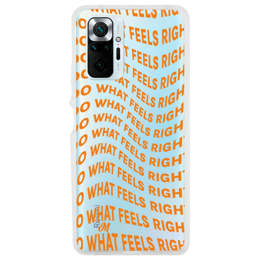 Case para Xiaomi Redmi note 10 Pro Do What Feels Right - Mandala Cases