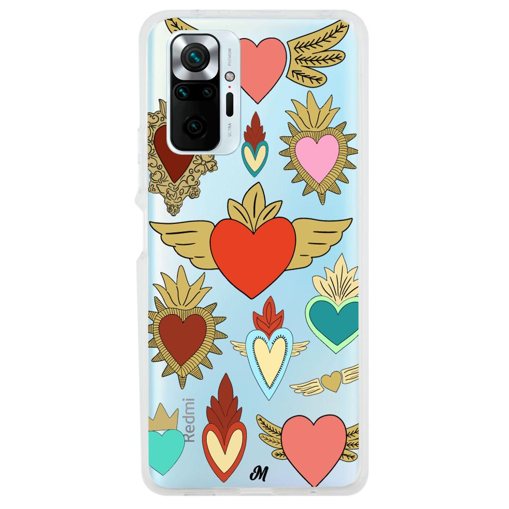 Case para Xiaomi Redmi note 10 Pro corazon angel - Mandala Cases