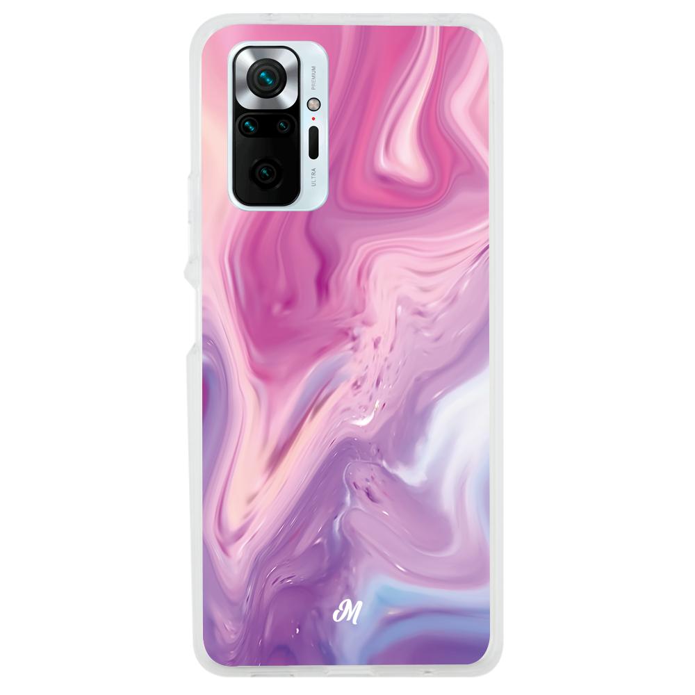 Cases para Xiaomi Redmi note 10 Pro Marmol liquido pink - Mandala Cases
