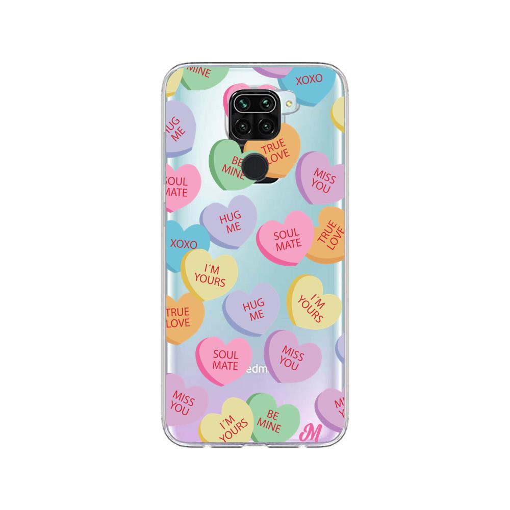 Case para Xiaomi redmi note 9 Corazones de caramelo - Mandala Cases