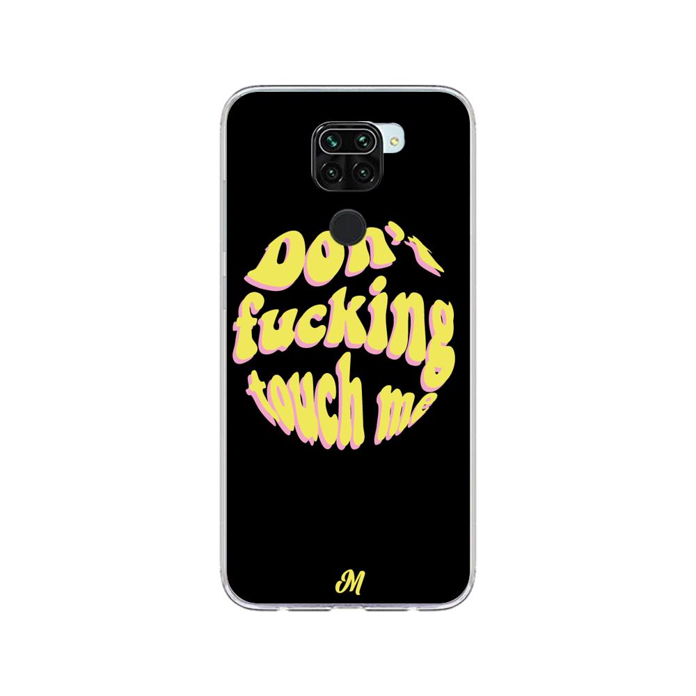 Case para Xiaomi redmi note 9 Don't fucking touch me amarillo - Mandala Cases