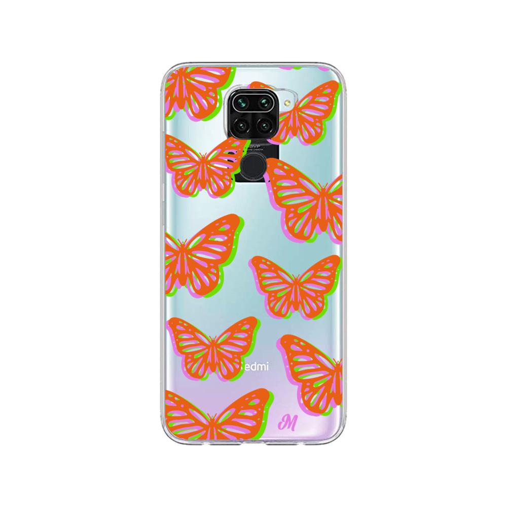 Case para Xiaomi redmi note 9 Mariposas rojas aesthetic - Mandala Cases