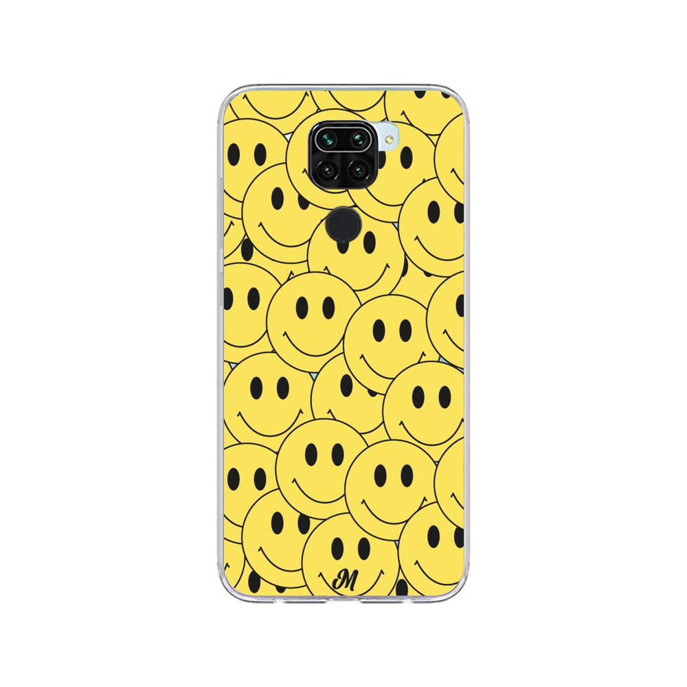 Case para Xiaomi redmi note 9 Yellow happy faces - Mandala Cases